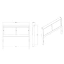 Charlston - 5 Piece Bedroom Set With LED Headboard by Unique Piece Furniture