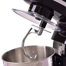 800 W 5.3 Quart Electric Food Stand Mixer with Stainless Steel Bowl-Black by LJGDeals