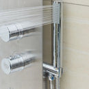 57 Inch Stainless Steel Shower Panel with12 x 8 Head Shower by LJGDeals