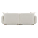 Darius - Sofa With 2 Pillows - Beige Boucle