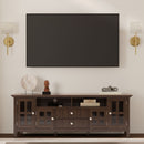Acadian - Wide TV Media Stand - Brown