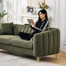 Tufted Oversized Sofa For Living Spaces