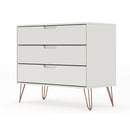 Rockefeller - Dresser & 3 Drawer - Off White by HouseOfZazla