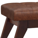 Draper - Upholstered Mid Century Tufted Ottoman Bench by Unique Piece Furniture