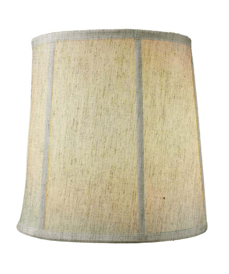 14"x16"x17" Tall Drum Lampshade Textured Oatmeal Fabric, Large Softback Cylinder for Tall Table Lamps