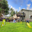 Interesting Six Function Swingset With Net Swing Metal Plastic Safe Swing Set 440Lbs For Outdoor Playground For Age 3+ With 31.5" Net Swing - / by HouseOfZazla