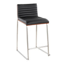 Mason Mara - Contemporary Fixed Height Counter Stool (Set of 2) by HouseOfZazla