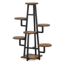 7 Tier Corner Plant Shelf With High Low Design For Living Room by HouseOfZazla