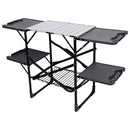 Folding Camping Kitchen Table - Portable Outdoor Cooking Station