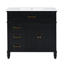 Bathroom Vanity With Sink, Freestanding Cabinet & Drawers