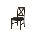 Dining Chair Side, Upholstered For Dining Room, Transitional (Set of 2)