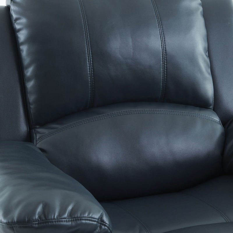 Charlotte - Gel Glider Recliner - Blue, photo 9 of 13