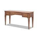 Dauphin - 3 Drawer Executive Desk - Brown by HouseOfZazla