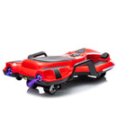 24V Kids Ride On Electric scooter w/ helmet knee pads,24v ride on toy for kids,Spray function,2WD 400w wheel-hub motor,5.59-6.84MPH,Gravity Steering,Use for 1-2 hours,Exercise your child age 6+.