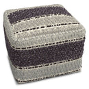 Grady - Handcrafted Square Pouf by HouseOfZazla