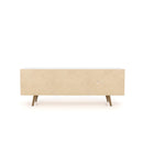 Liberty - TV Stand & 2 Open Shelves - Natural / White by HouseOfZazla