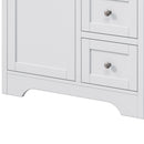 Double Sink Bathroom Vanity With Countertop, 2 Ceramic Sinks, 6 Drawers by HouseOfZazla