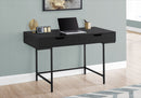 Computer Desk For Home Office, Laptop, Storage Drawers, Contemporary & Modern by HouseOfZazla