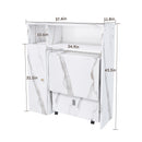 Multifunctional Folding Dining Table With Wall-Mounted Sideboard & Storage by HouseOfZazla