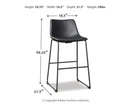 Centiar - Upholstered Barstool (Set of 2) by Unique Piece Furniture