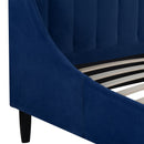 Aspen - Vertical Tufted Modern Headboard Platform Bed Set by HouseOfZazla