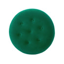 Yolanda 24" Round Upholstered Accent Ottoman, Ultramarine