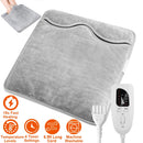Electric Foot Warmer Heater Fast Heating Pad Cushion Mat Machine Washable with 6 Temperature Settings 4 Timer Modes
