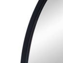 Arched Mirror With Metal Frame, Wall Mirror For Living Room Bedroom Entryway