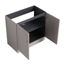 Contemporary Freestanding Bathroom Vanity With Resin Sink & Soft-Close Cabinet Doors by HouseOfZazla