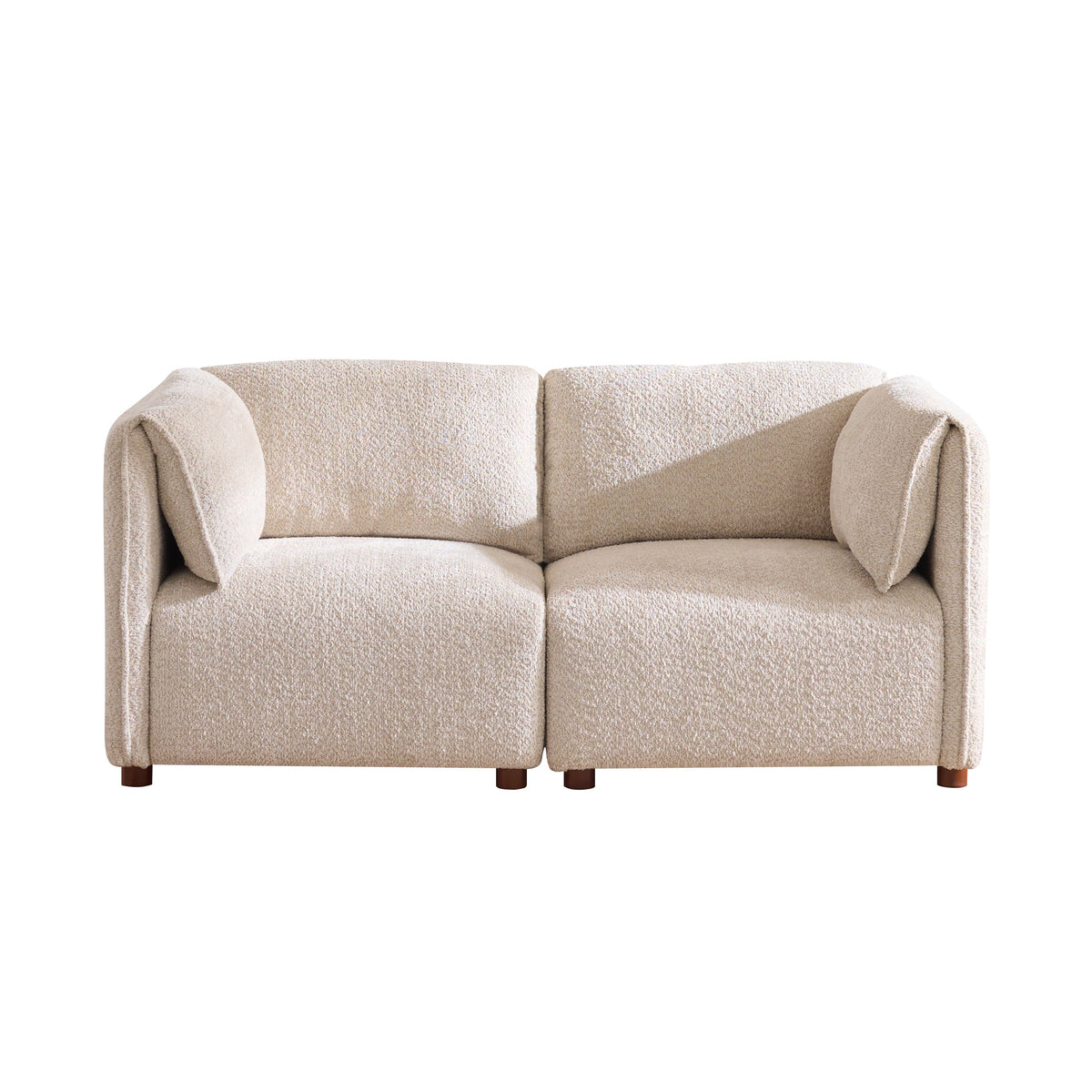 Aura 96 in. 3-Piece Boucle Modular Sectional Sofa, photo 2 of 8