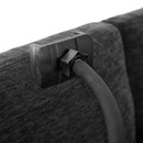 Modern Modular U-Shaped Sofa Bed With Movable Ottoman, USB Ports, Phone Holder by HouseOfZazla