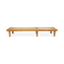 Nadine Stylish Chaise Lounge Chair - Teak by HouseOfZazla