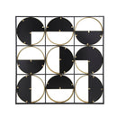 Eclectic Styling Metal Beaded Wall Mirror With Contemporary Design For Bedroom, Liveroom & Entryway by HouseOfZazla