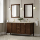 James Martin Kinnsden 72" Double Bathroom Vanity, Sable Oak