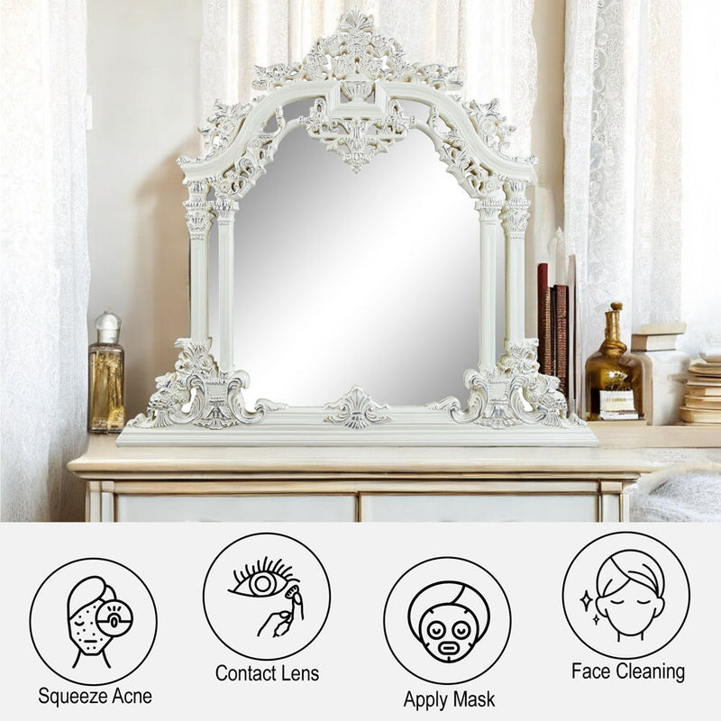 Vanaheim - 54" Mirror - Antique White, photo 7 of 7