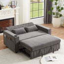 Pull-Out Sofa Bed Convertible Couch With Adjustable Backrest For Living Room by Unique Piece Furniture