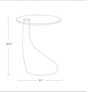 Lava - Accent Table With Curved Base by HouseOfZazla