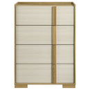 Lincoln - 4 Drawer Chest Of Drawers - Natural by HouseOfZazla