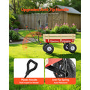 Pull-Along Wagon for Kids, 39 Inch Toddler Wagon with Wooden Panels & Handle by HouseOfZazla