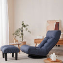 Adjustable Japanese Reclining Floor Chair Sofa With Metal Frame For Living Room by HouseOfZazla