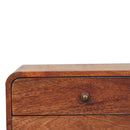 Curved Wall Mounted Bedside Nightstand by HouseOfZazla