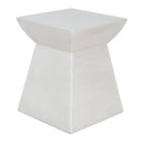 Antique-Textured Magnesium Oxide Outdoor Side Table by HouseOfZazla