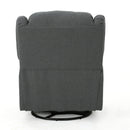 Glider Recliner With Swivel, Manual Reclining Chair by HouseOfZazla