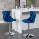 Swivel Adjustable Height Barstools Set of 2 by HouseOfZazla