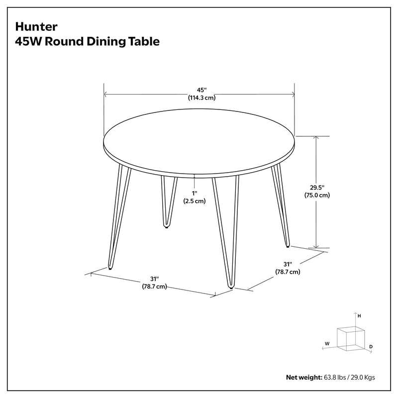 Hunter - Round Dining Table - Natural, photo 7 of 12
