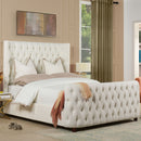 Brooklyn - Tufted Panel Bed Headboard And Footboard Set by HouseOfZazla