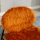 Accent Chair - Modern Industrial Slant Armchair with Metal Frame - Premium High Density Soft Single chair for Living Room Bedroom