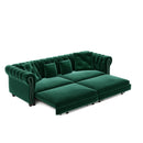 3 In 1 Pull Out Convertible Sleeper Sofa Bed, King Size, Chaise Lounge by HouseOfZazla