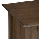 Bedford - Low Storage Media Cabinet - Rustic Natural Aged Brown by HouseOfZazla