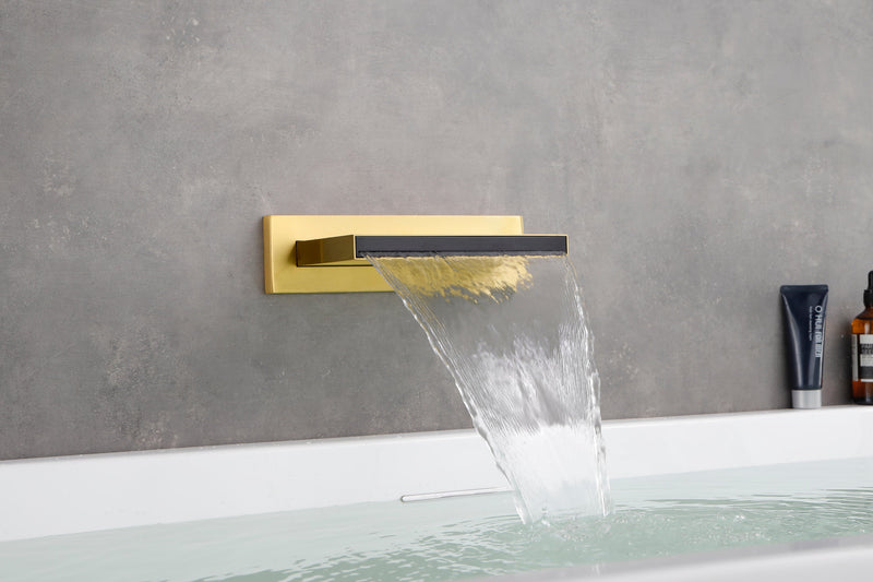 Shower Waterfall Waterfall Tub Faucet Wall Mount Tub Filler Spout For Bathroom sink Multiple Uses High Flow Bathtub shower Cascade Waterfall